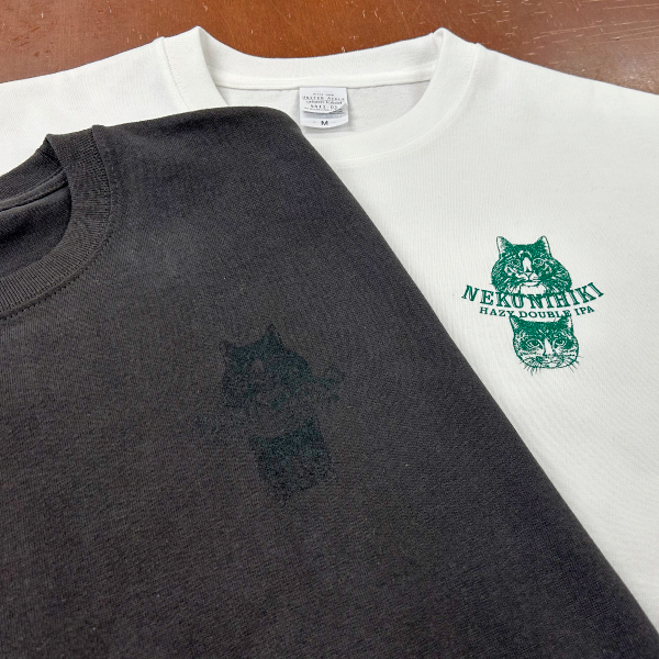 ねこにひきTシャツ（半袖） | クラフトビール・地ビールの通販 ISEKADO